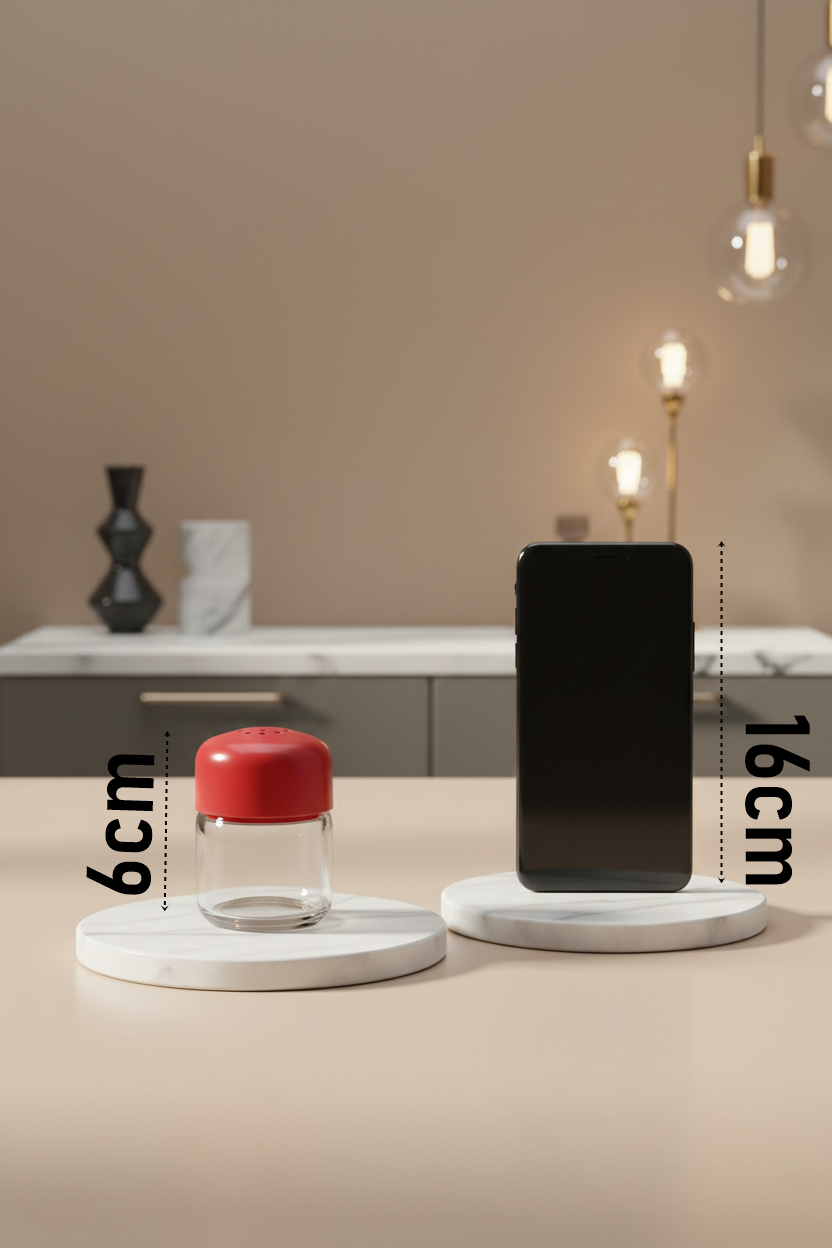 Sofia Valli Serisi 4’lü Renkli Kapaklı Cam Mini Tuzluk ve Baharatlık Seti 6x4 cm 722869