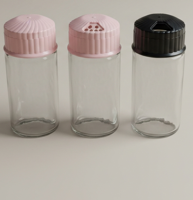 Francesca 4’lü Cam 14,5 cm Baharatlık ve Tuzluk Seti - Kristal Cam Gövdeli Modern Mutfak Seti 722872