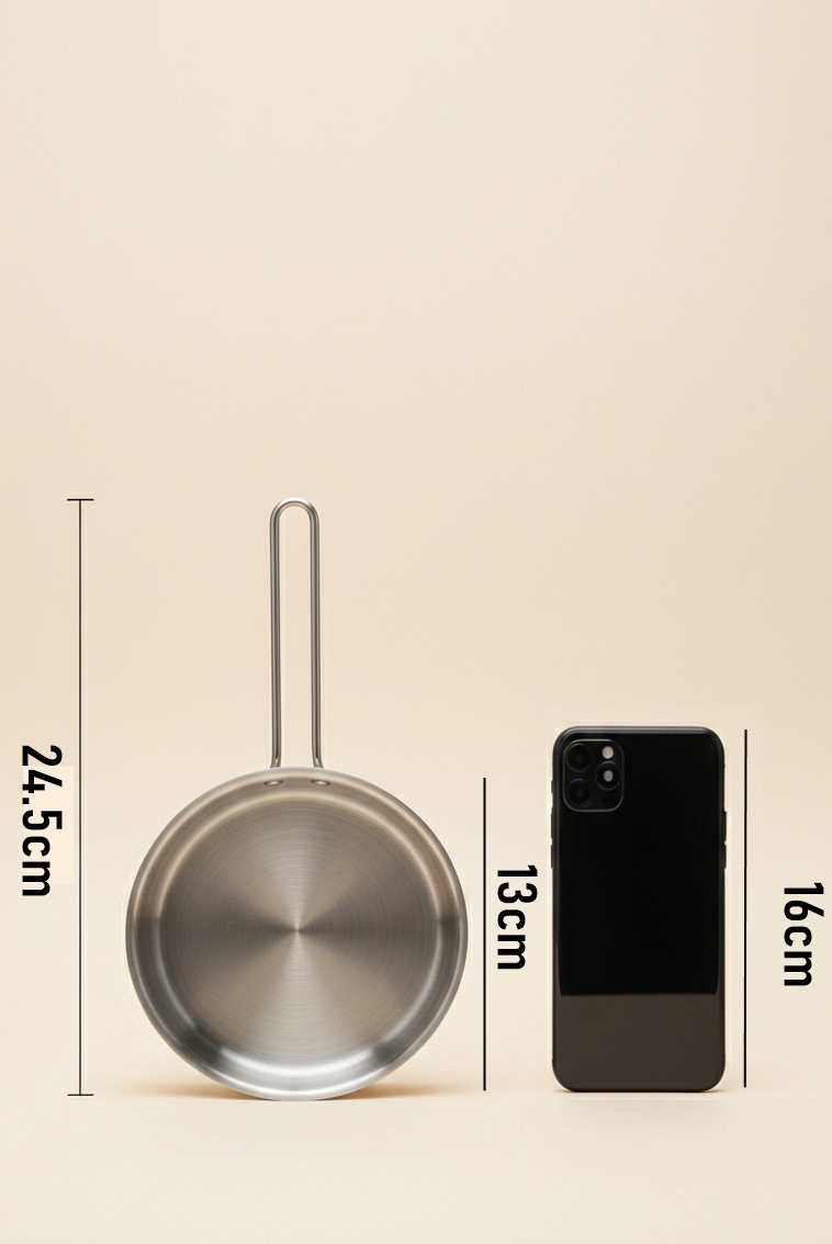 Elena Serisi Professional Paslanmaz Çelik 13 cm Mini Sos ve Porsiyon Tavası 722875