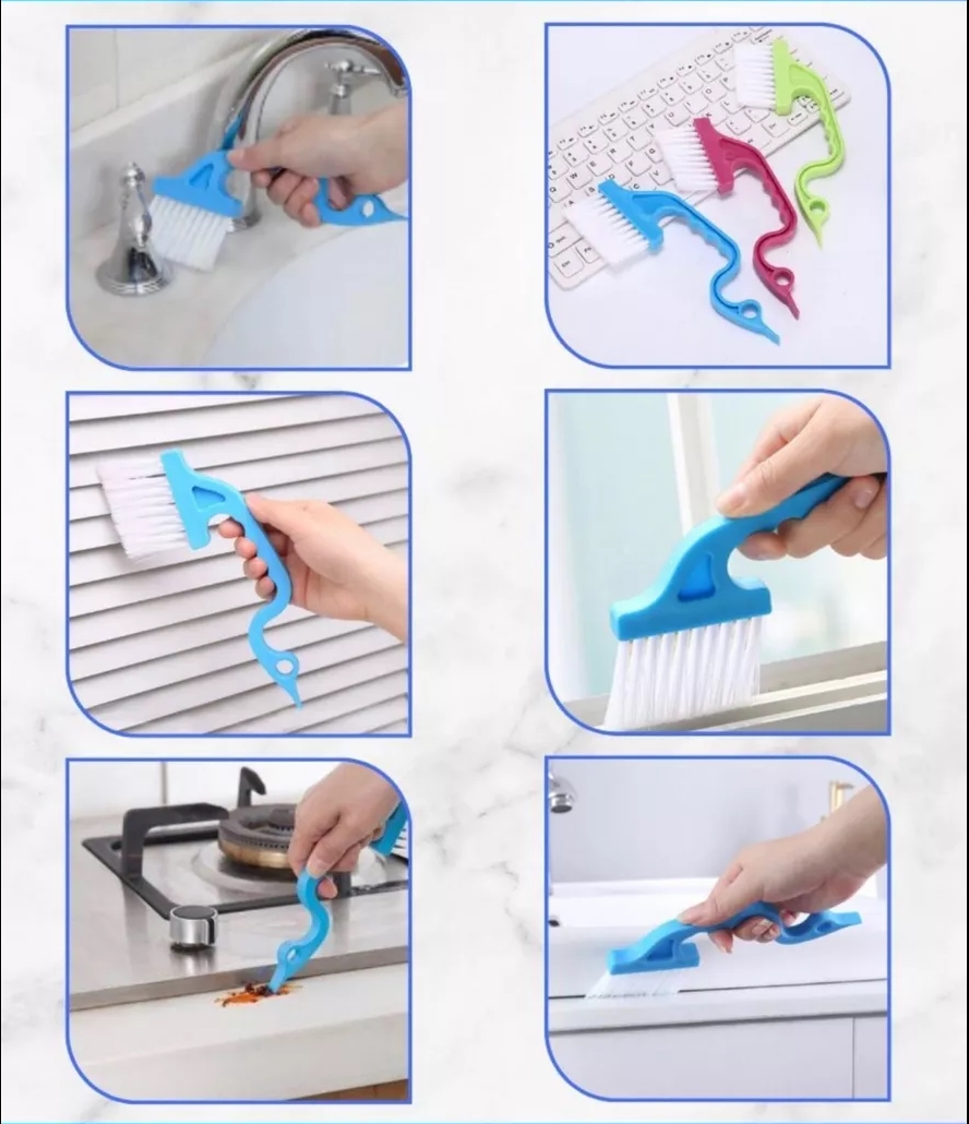 Greta Schmidt Serisi 3’ü 1 Arada Detay Temizleyici: Pervaz, Derz ve Dar Alan Fırçası 722890