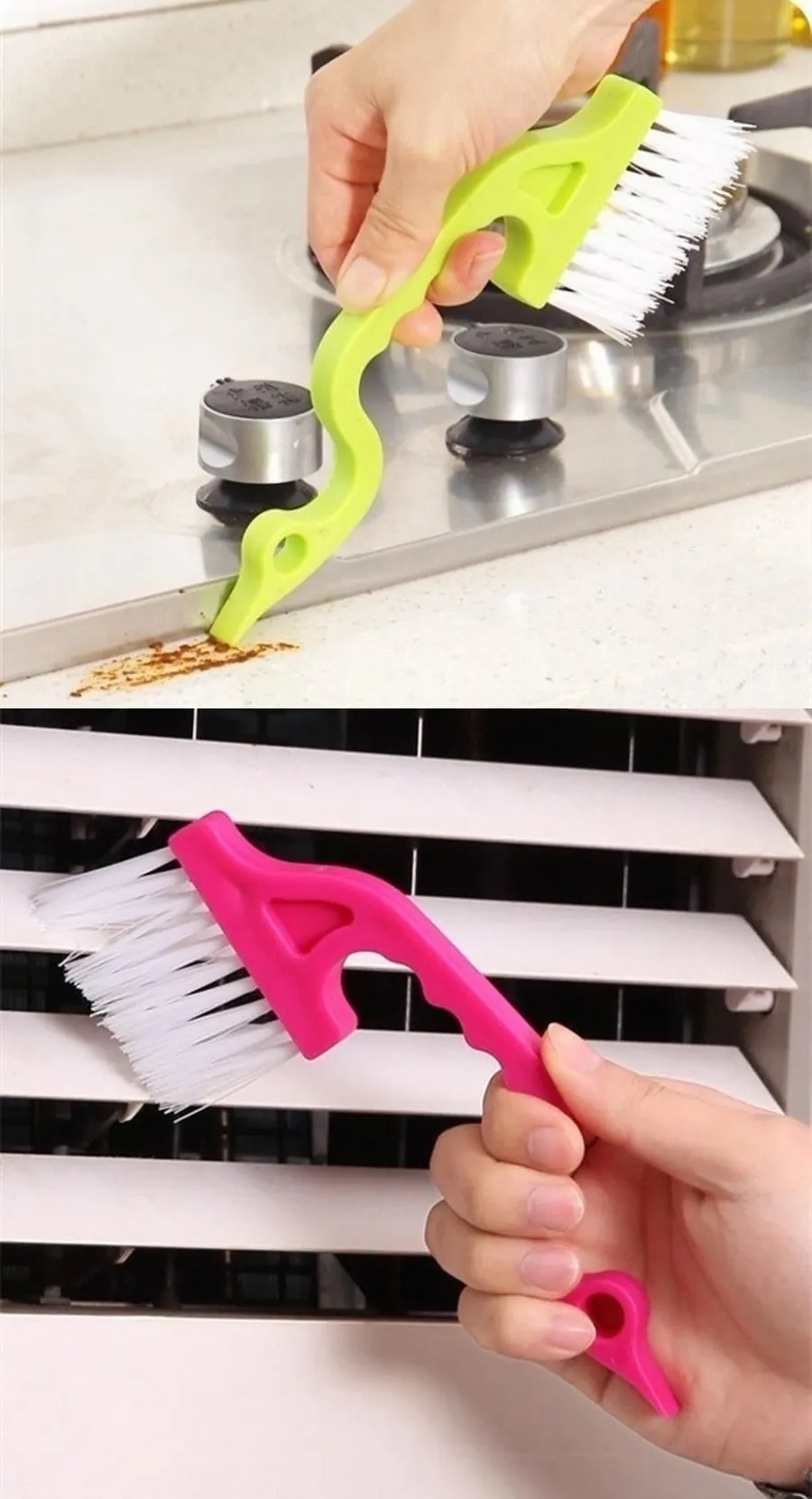 Greta Schmidt Serisi 3’ü 1 Arada Detay Temizleyici: Pervaz, Derz ve Dar Alan Fırçası 722890