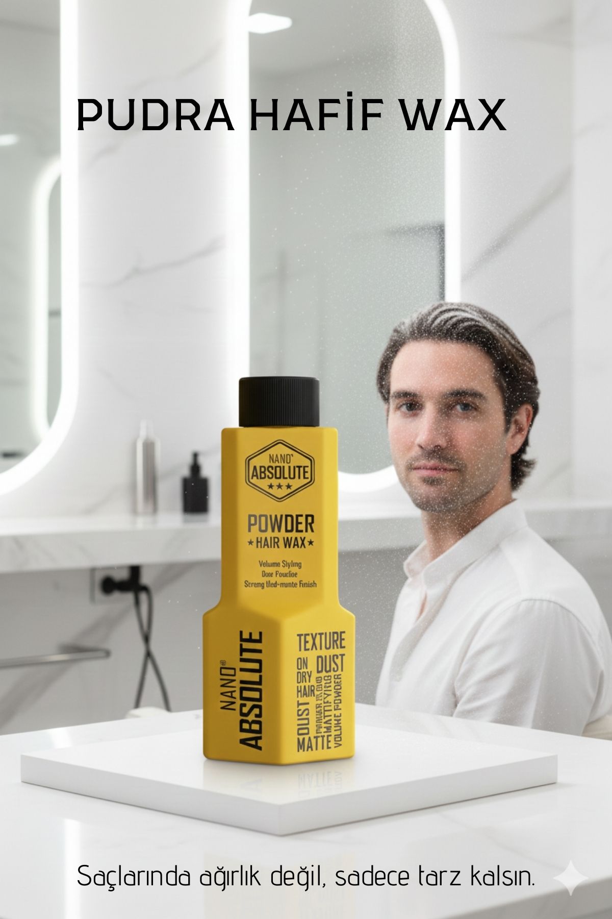 Nano Pudra Wax Absolute Professional Saç Şekillendirici 720700