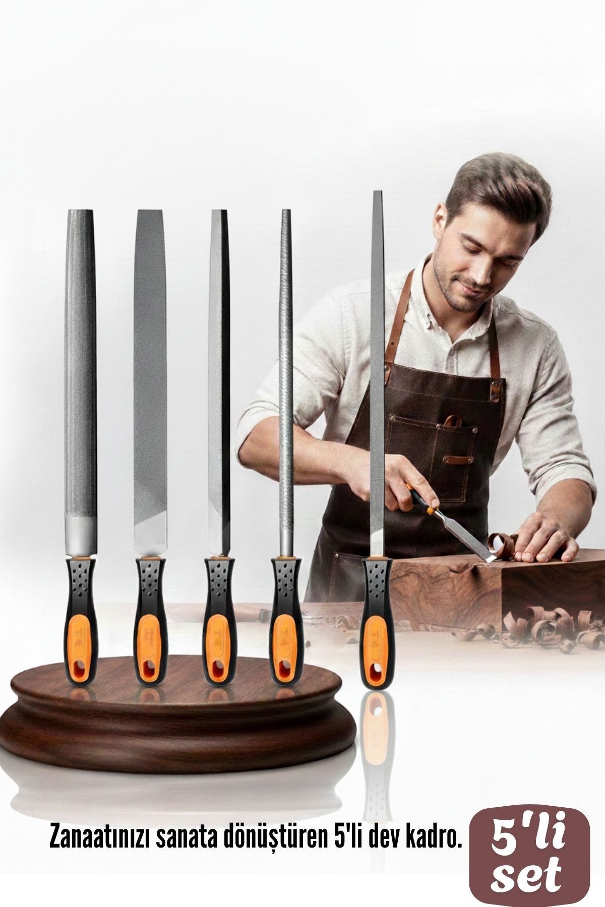 Ahşap Törpüsü 5 Model Ahşap Törpü Seti 427458