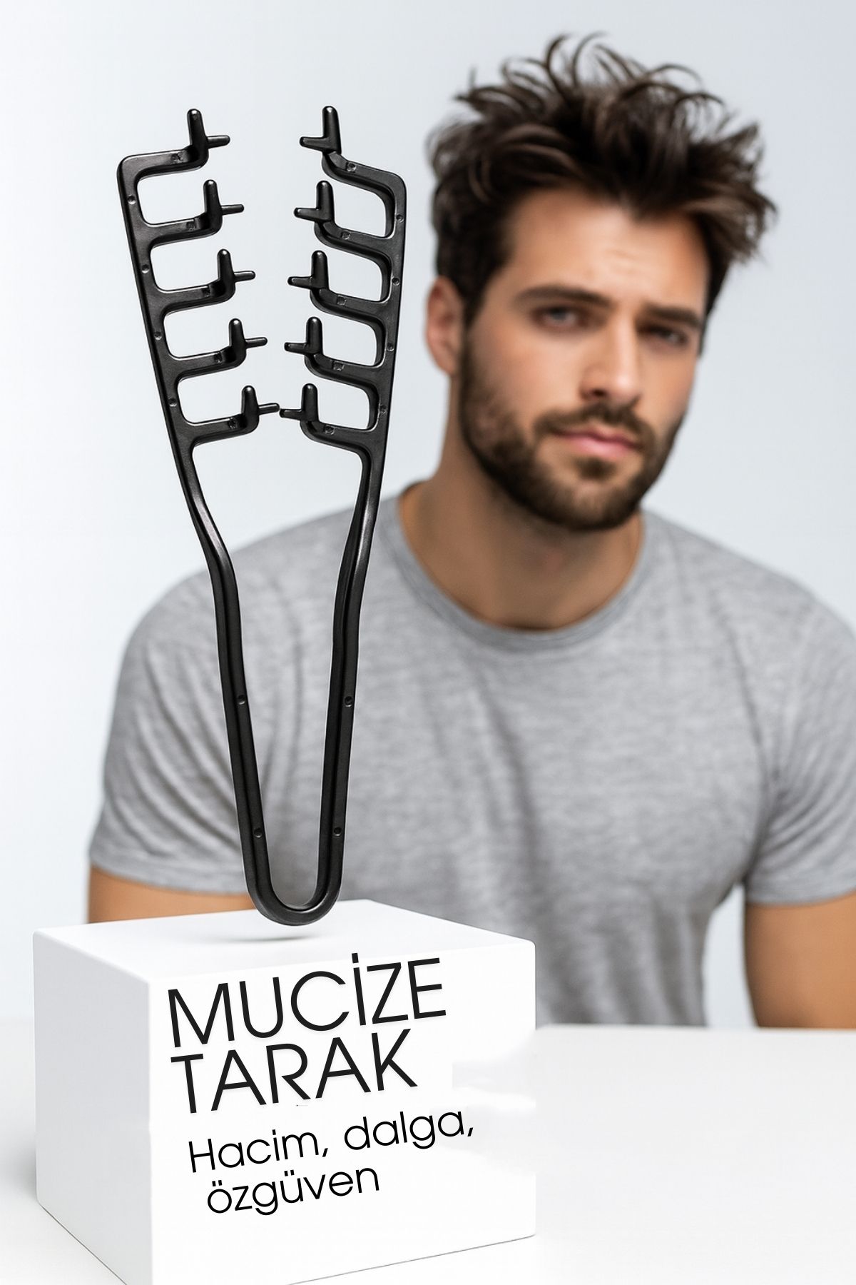 Mucizevi Tarak - Hacim, Dalga Tarağı Dağının Saç Uygulama Tarağı  722445