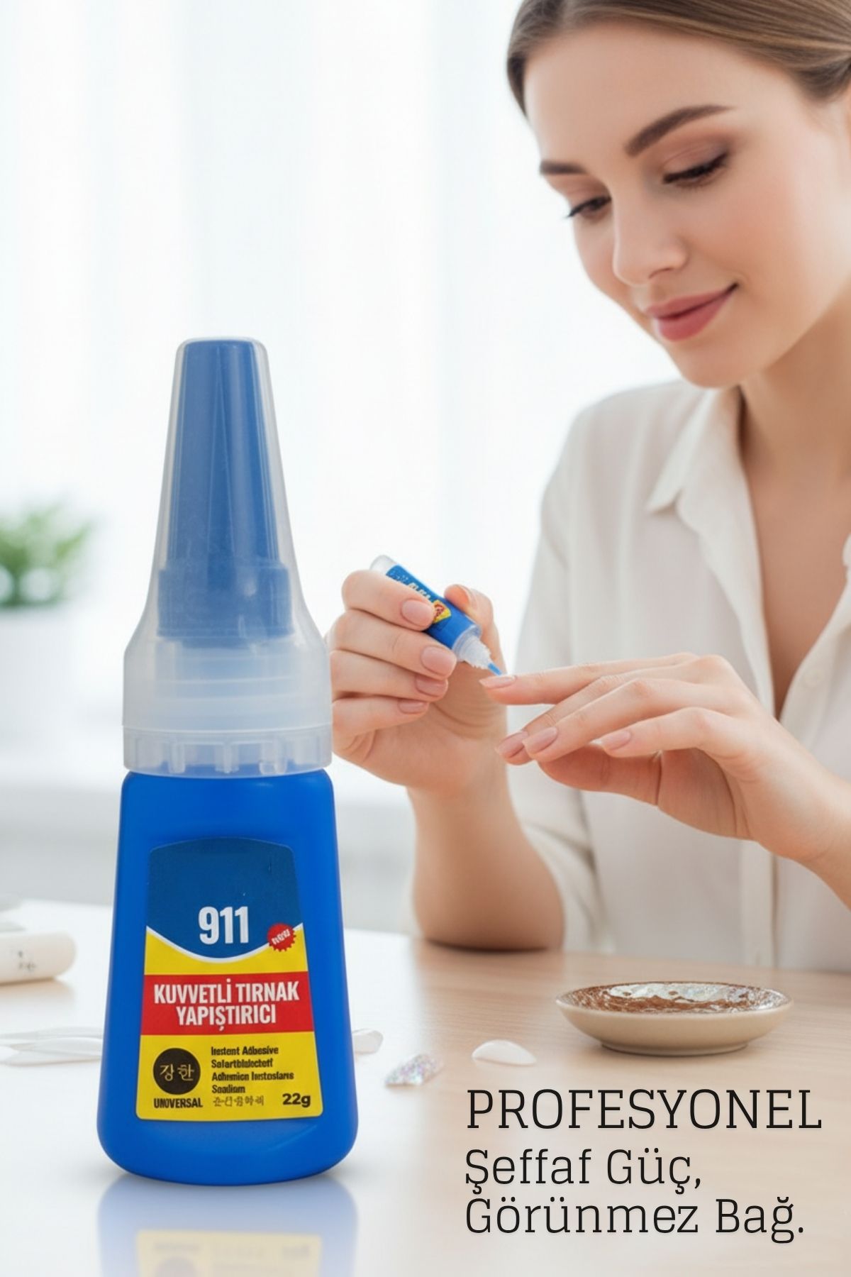 Ultra Güçlü Profesyonel Protez Tırnak Yapıştırıcısı | Hızlı Etkili Tips Takma Tırnak Yapıştırıcı 722389