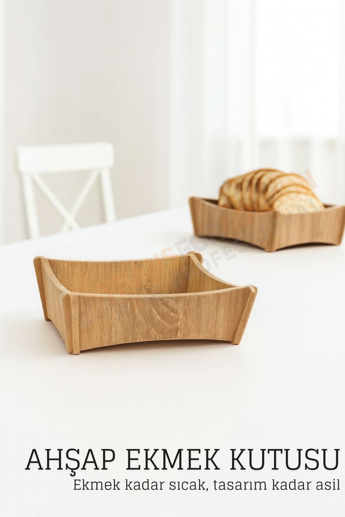 Ahşap Ekmek Kutusu - Doğal, Şık ve Fonksiyonel 722368