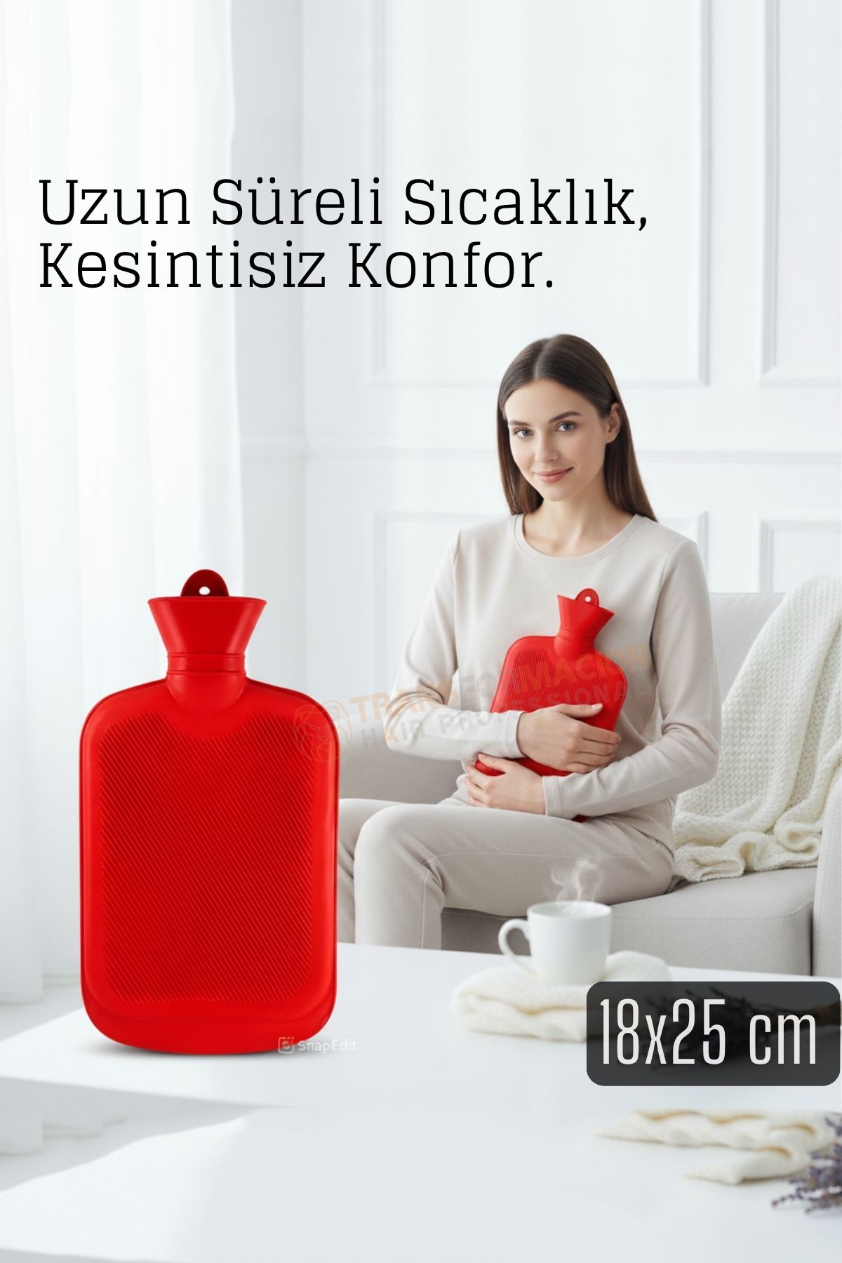 Kauçuk Sıcak Su Torbası –18x25 cm Termofor | Termal Torba 722333