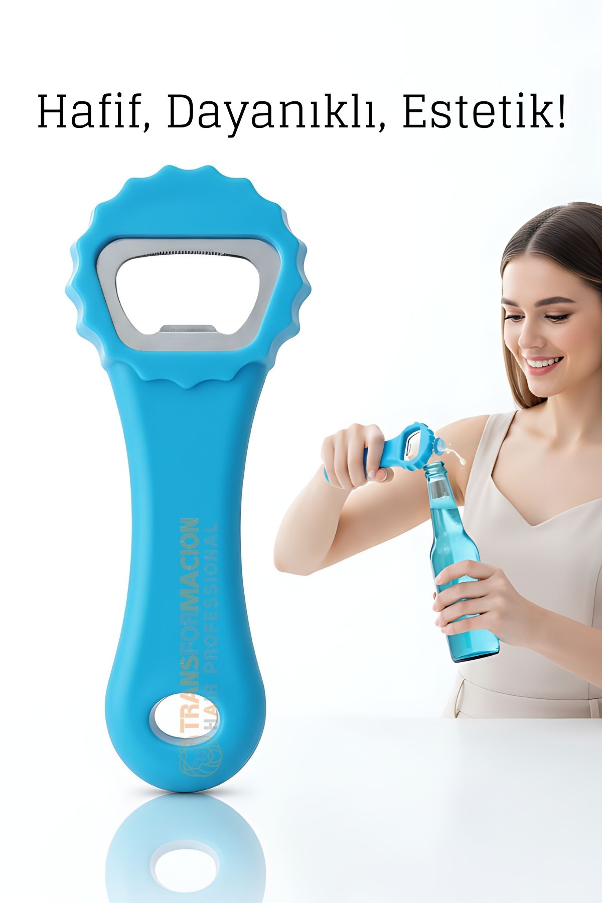 Barmen Tipi Şişe Açacağı - Ergonomik, Dayanıklı, Sofra Tipi Açacak 722321