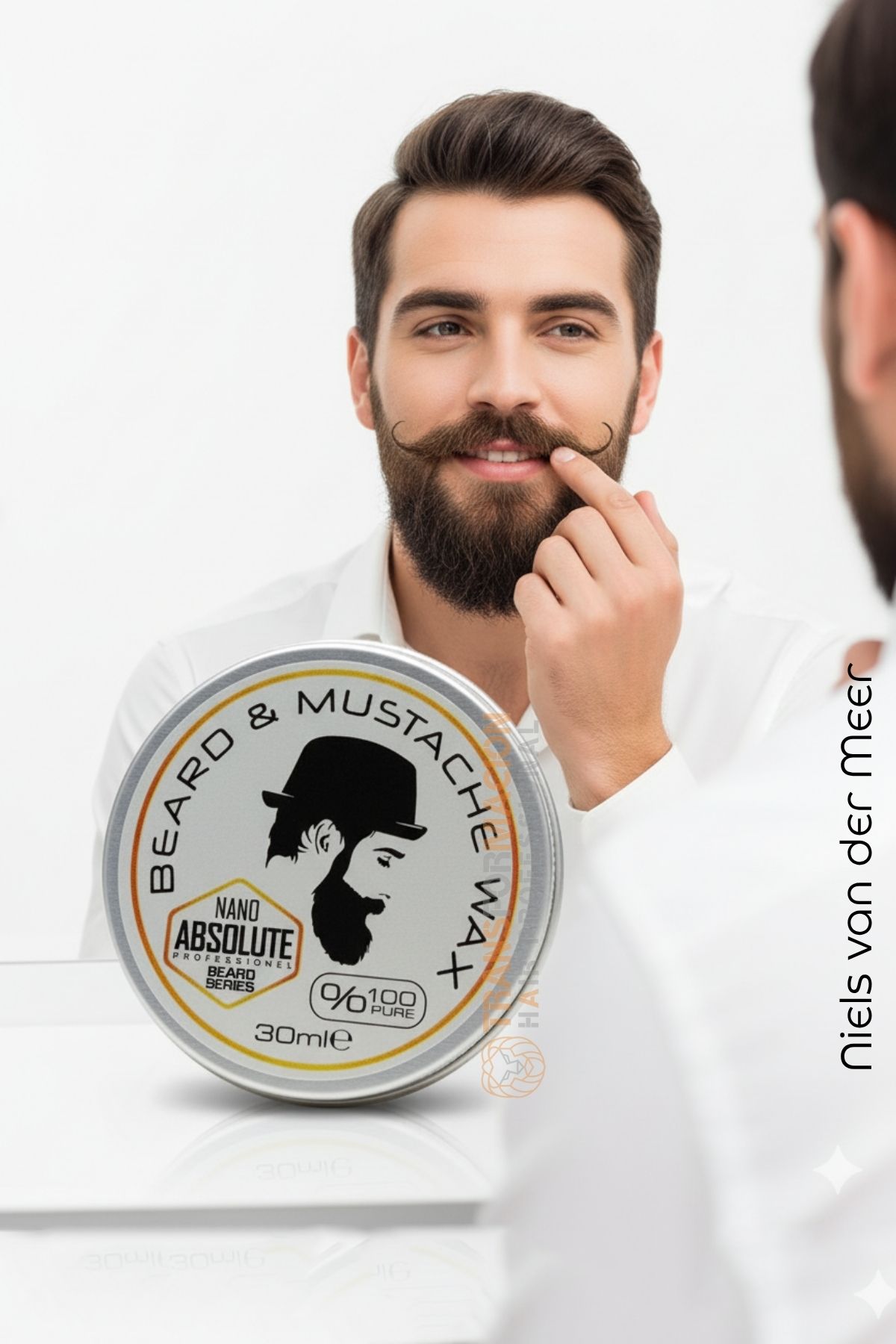 Nano Bıyık Sabitleyici Wax - %100 Doğal, Şekillendirici ve Besleyici Balm 714613