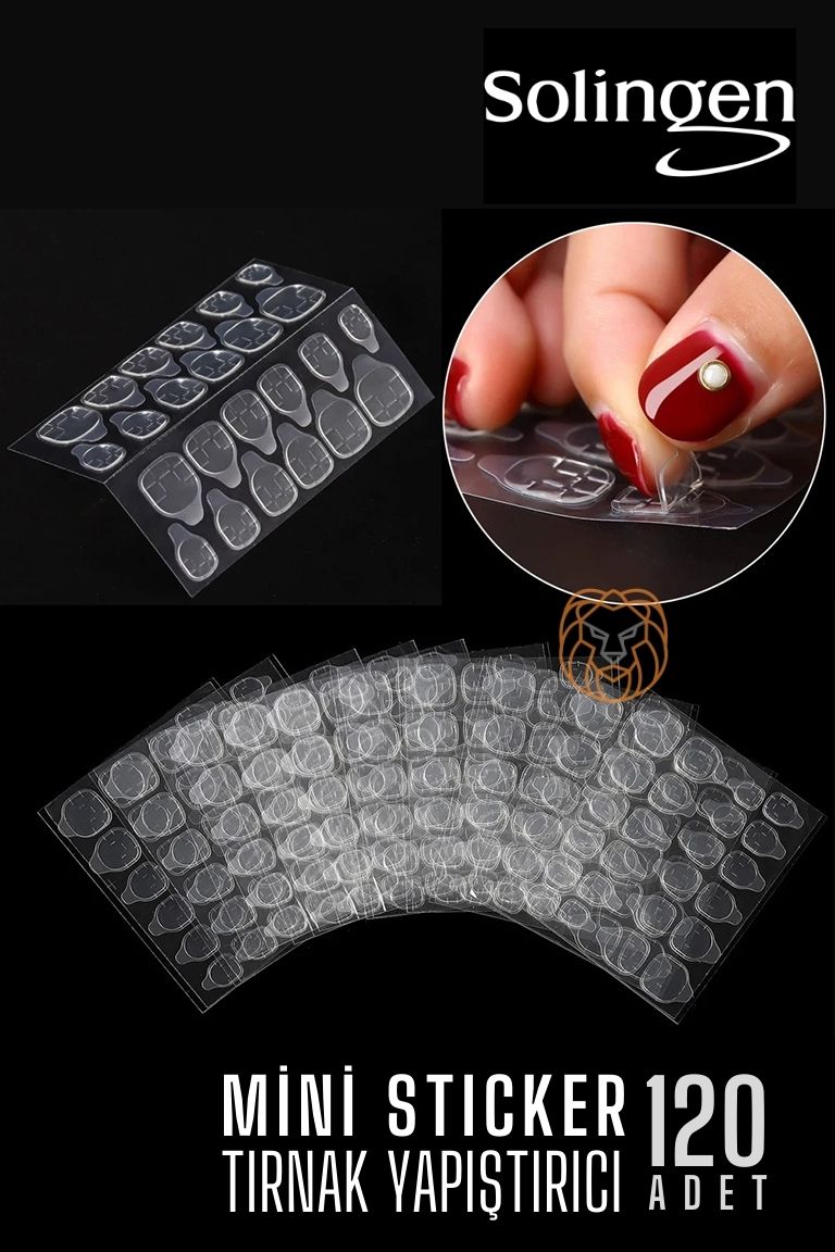 Tırnak Yapıştırıcı Solingen Mini Sticker 120 Adet 720107