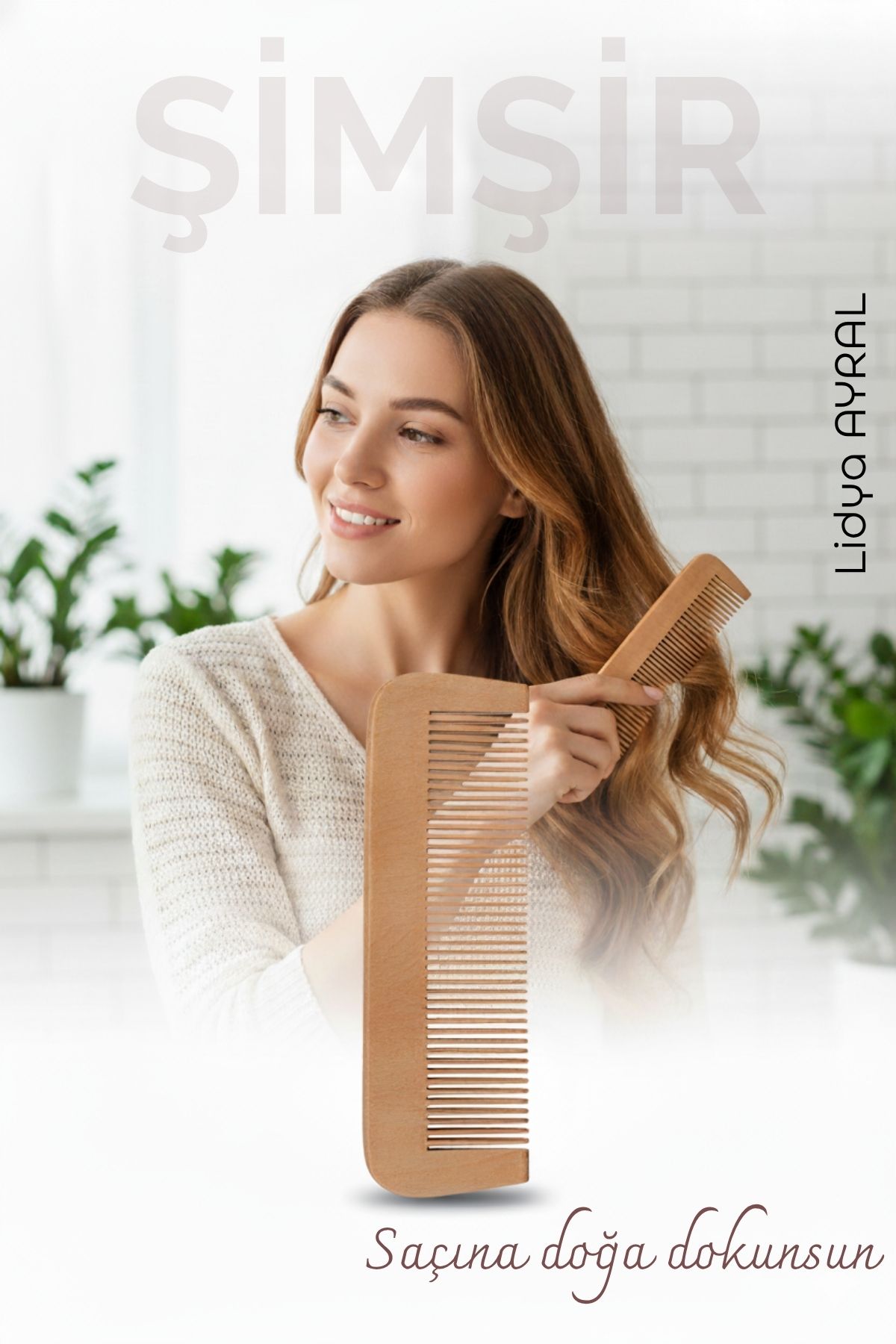 Doğal Şimşir Ahşap Tarak – 16 cm, Anti-statik, Kepek Karşıtı ve El Yapımı 722264