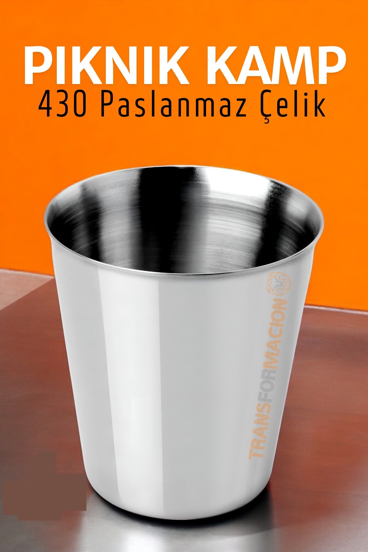 Paslanmaz Çelik Bardak – Kamp, Piknik ve Mutfak İçin Dayanıklı Metal Bardak 719313