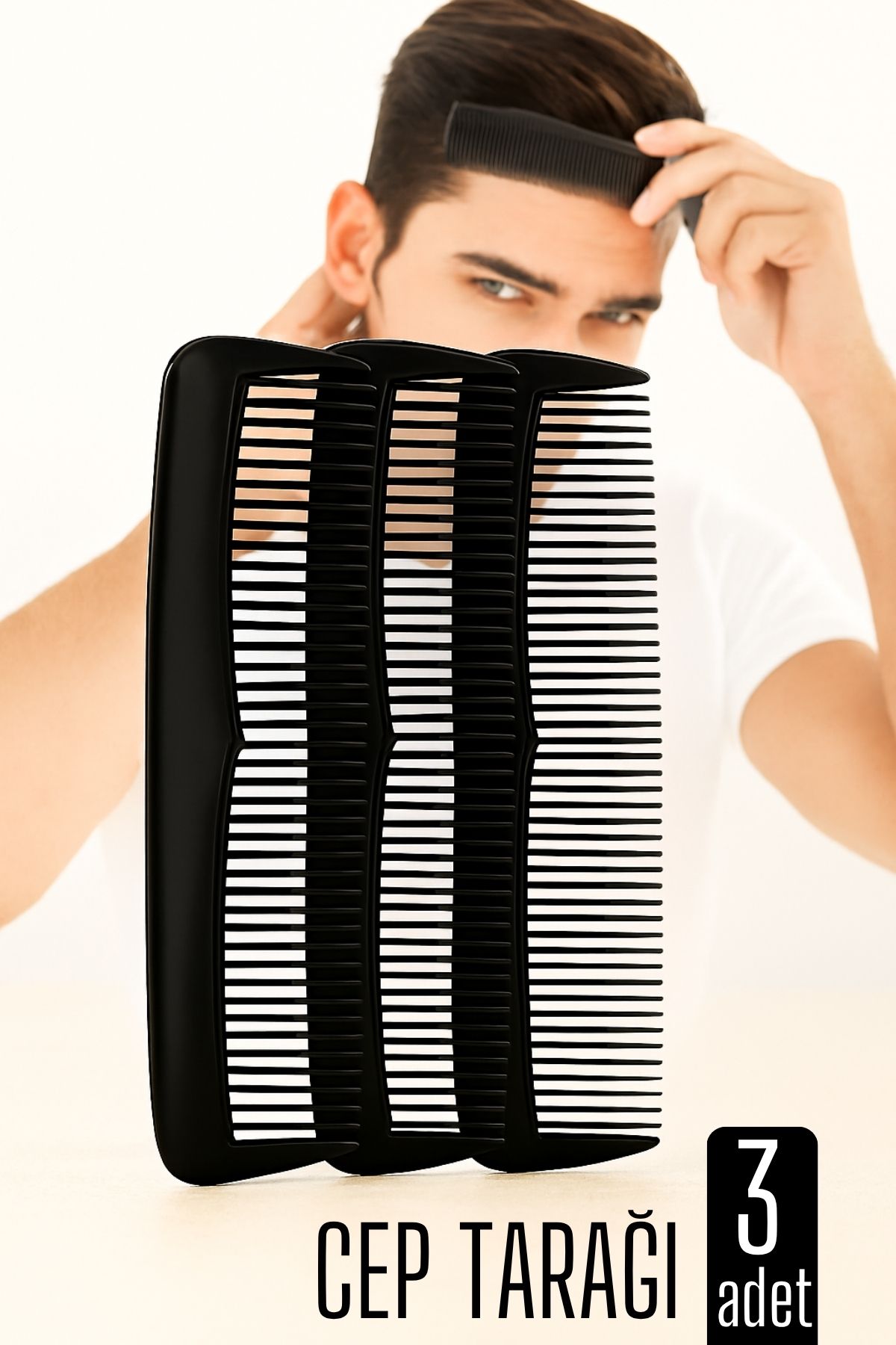 Erkek Cep Tarağı 12 Cm 3 ADET Solingen ProfessionaL 719758