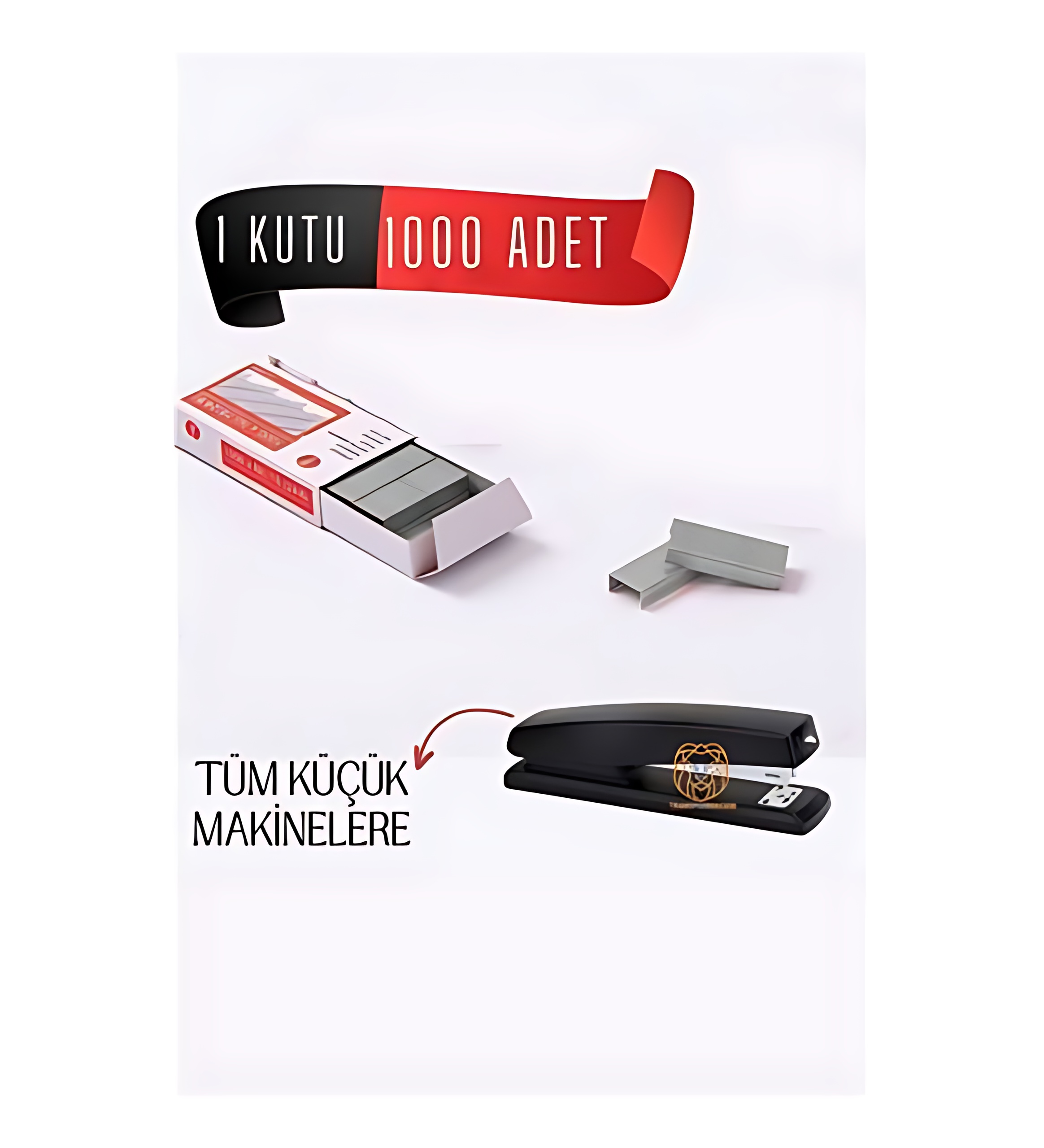 1 Kutu 1.000 Adet Küçük Zımba Teli 715685