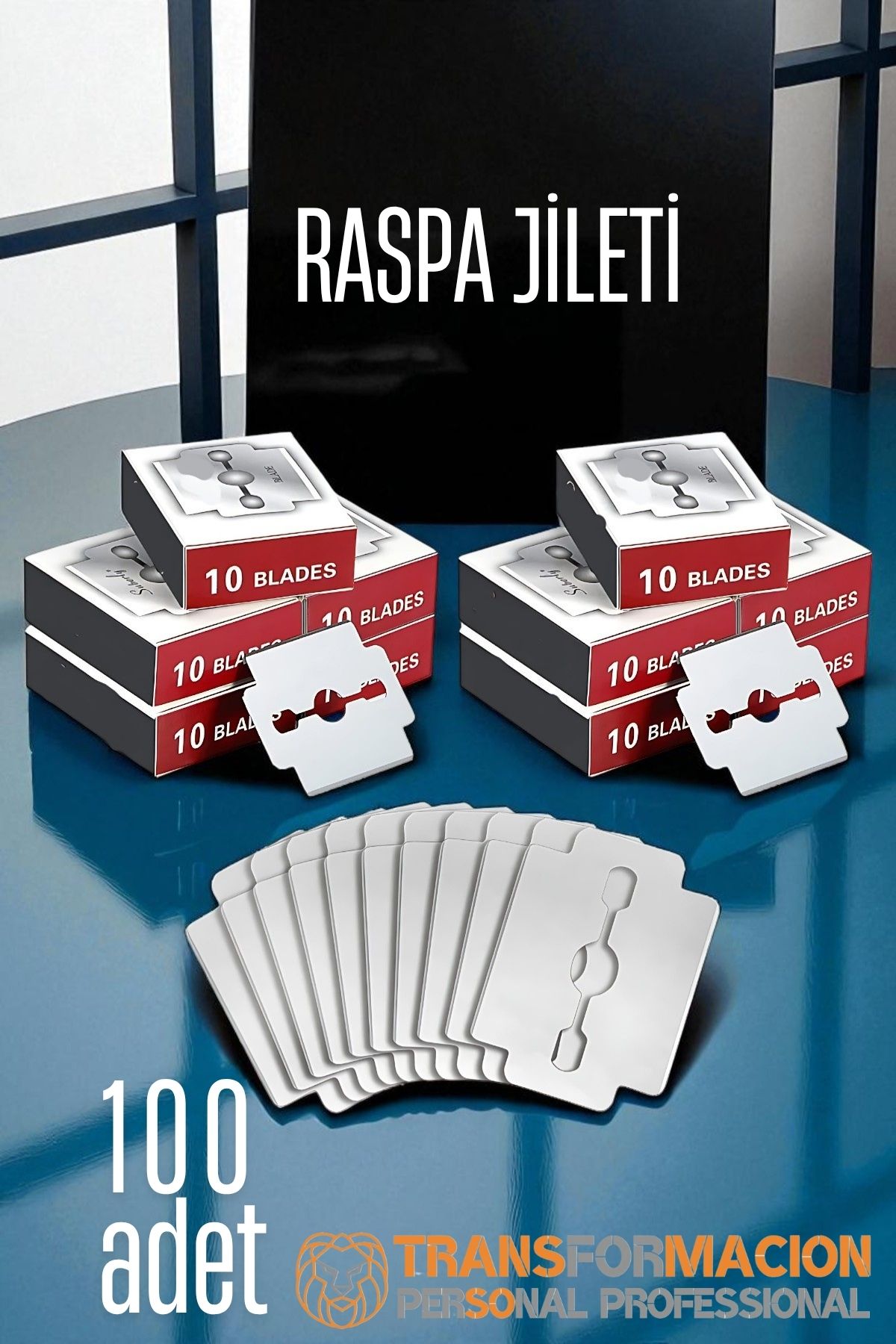 Raspa Topuk Jileti 100 lu PAKET  Ayak Taban Nasır Yedek Jileti 721892