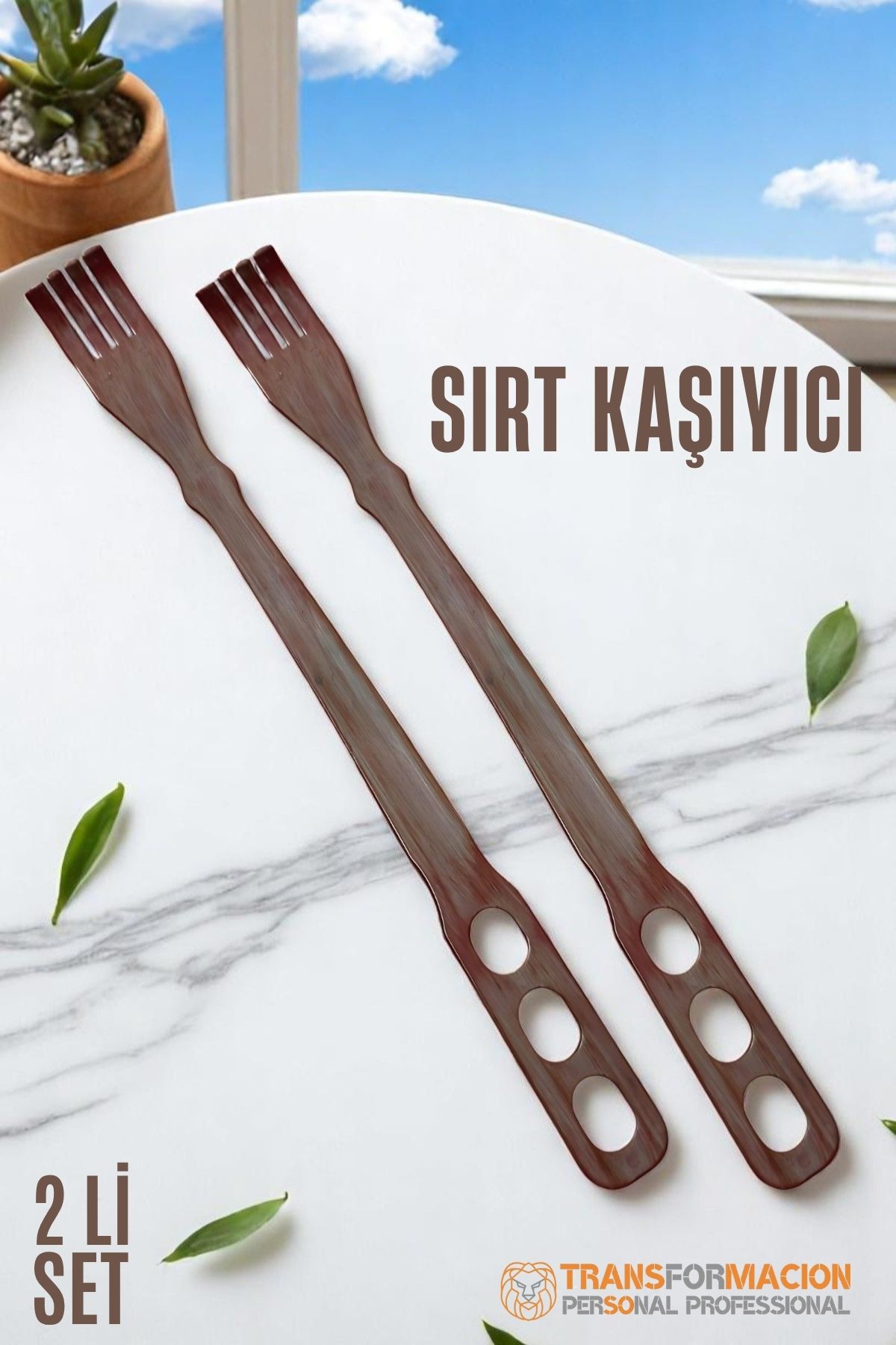 Sırt Kaşıma Aparatı - Plastik Sırt Kaşıyıcı 2 li set 721766
