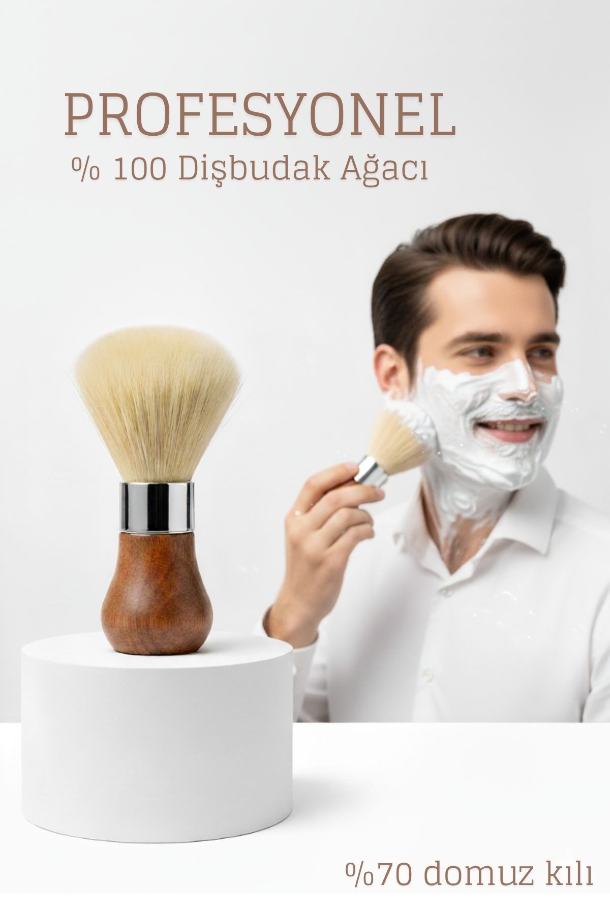 TransForMacion Tıraş Fırçası Sakal Tıraş Fırçası El Yapımı 721452