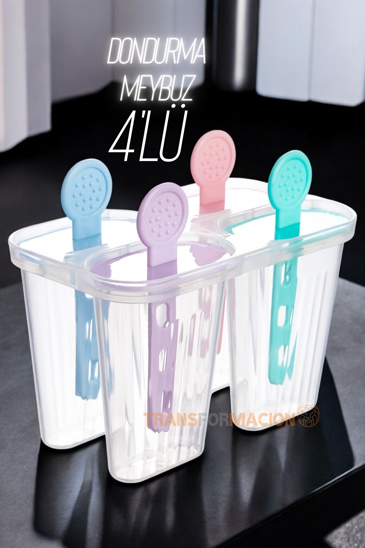 4 lü Dondurma Kalıbı Meybuz Kalıbı 721455