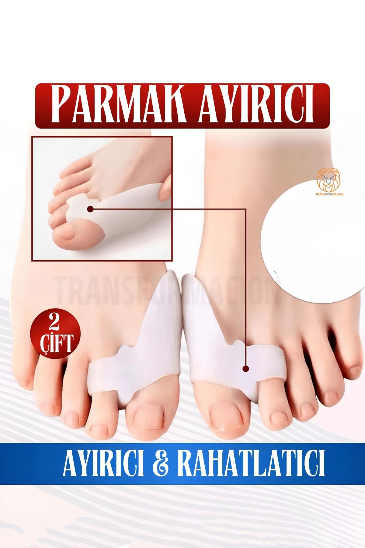 Baş Parmak Parmak Ayırıcı ve Rahatlatıcı 2 ÇİFT 721246