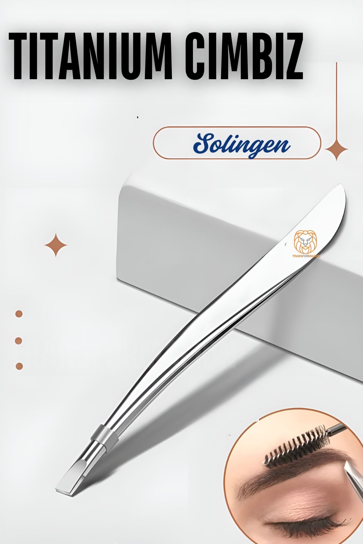 Cımbız Titanyum Çelik Solingen Professional 721245	