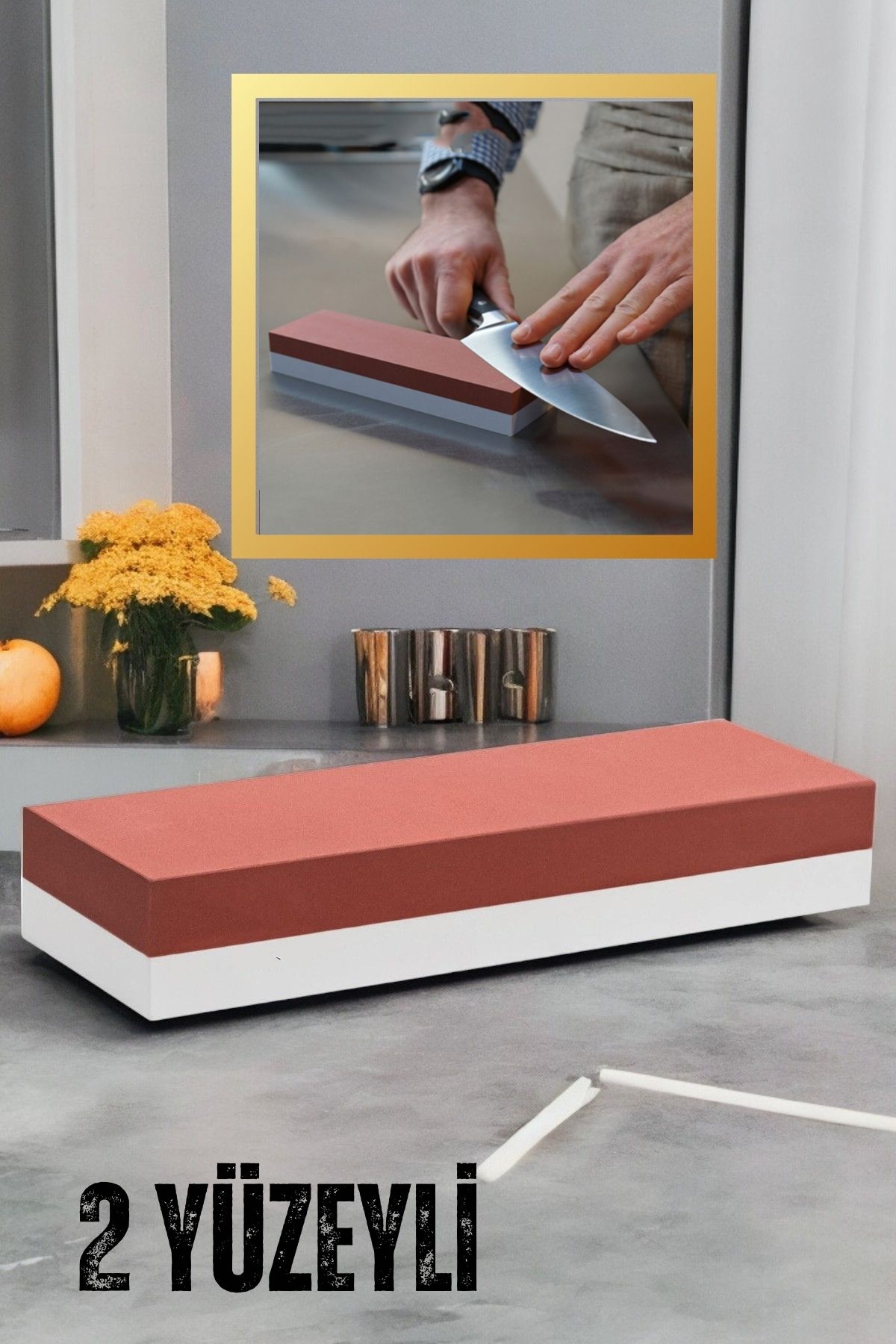 Bıçak Bileme Taşı 2 Yüzey 720659