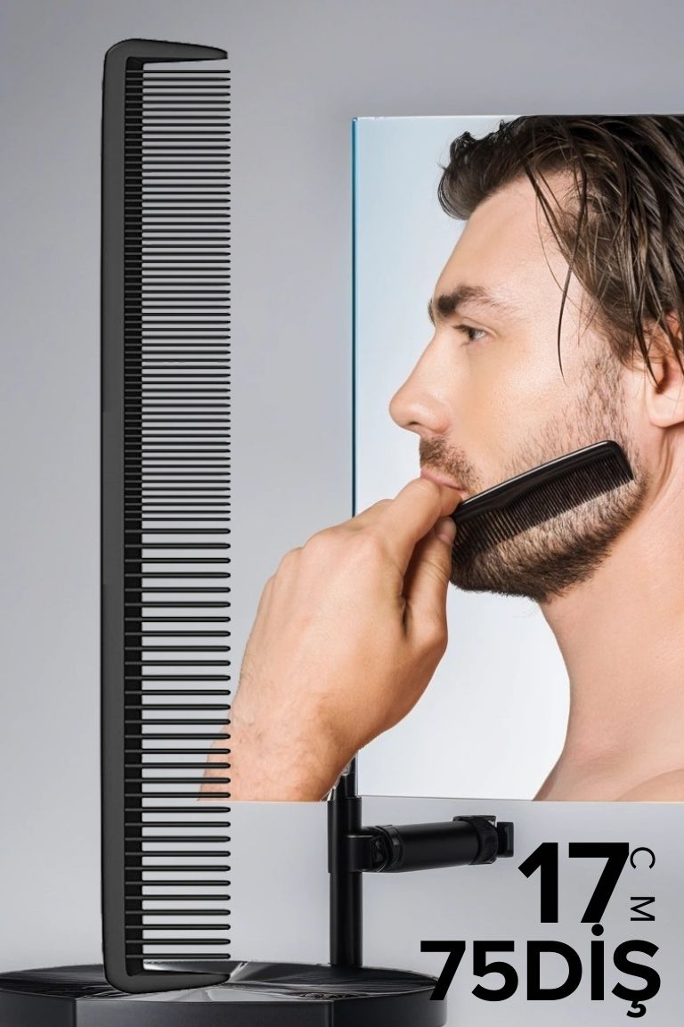 Elize İnce Uzun Sakal Bıyık Tarağı 715844