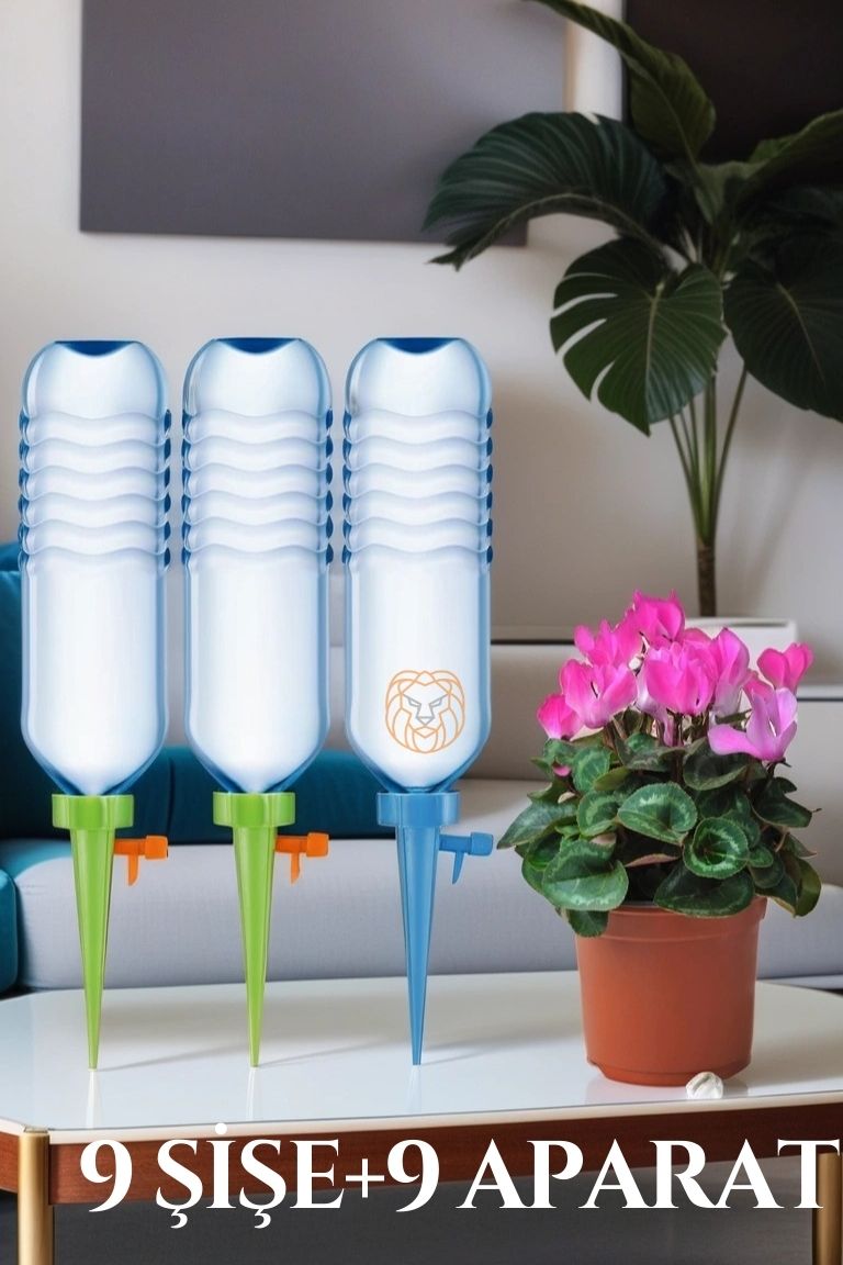 Çiçek Damlama Sulama Şişe Aparat 18 li set Seti 719678