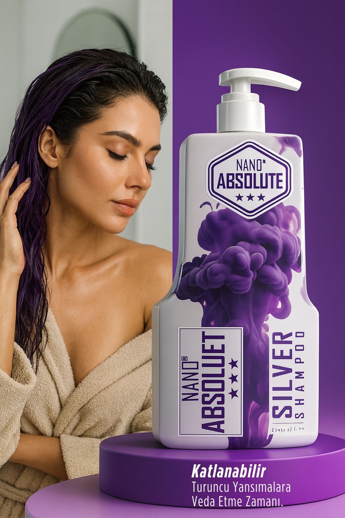 Silver Şampuan Açık Renk Boyalı Saçlar İçin İkonik Mor Şampuan 500 ML  719466