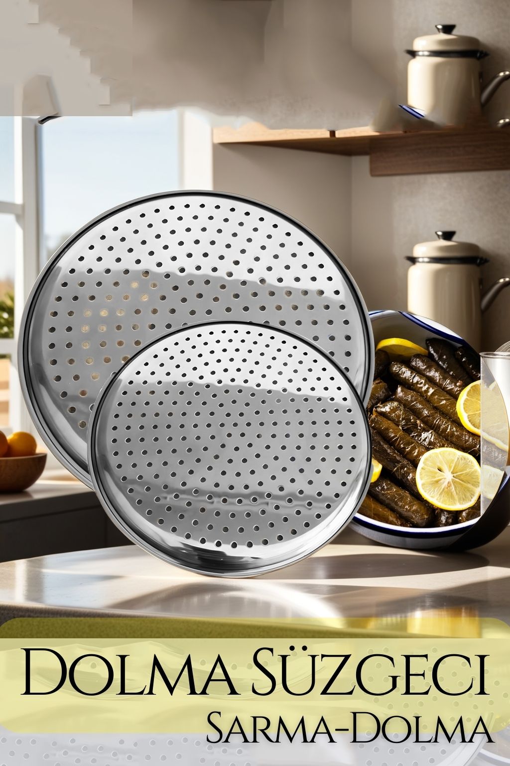 Sarma Dolma Süzgeci 2 li Set 719157	