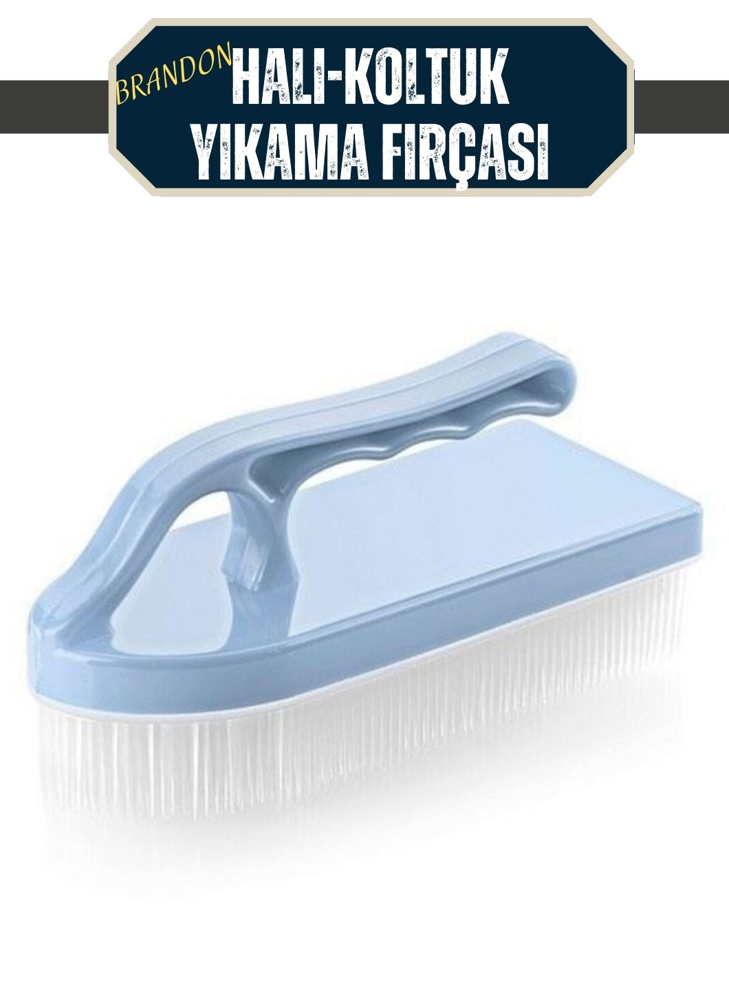 Halı ve Koltuk Yıkama Fırçası Kaymaz Saplı Fırça 714873