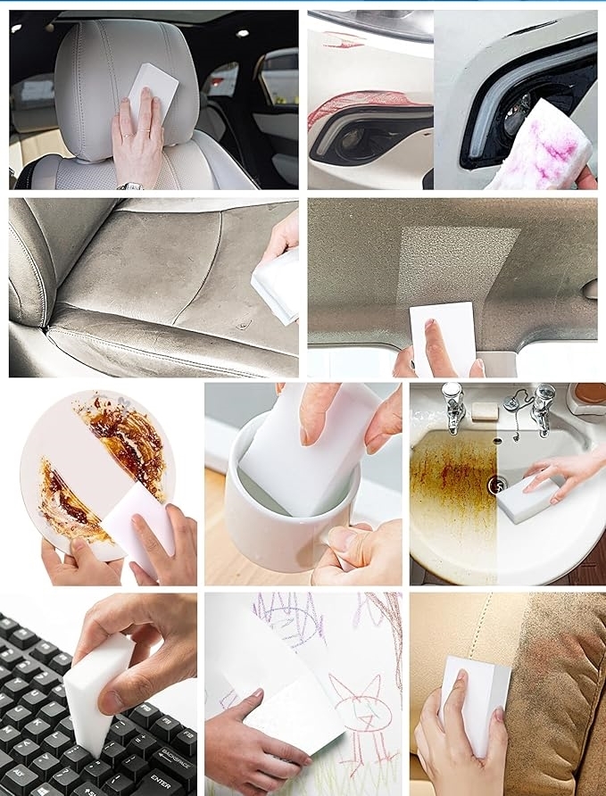 4’lü Melamin Katkılı Ultra Güçlü Mucize Leke Silici Sünger Seti 722894