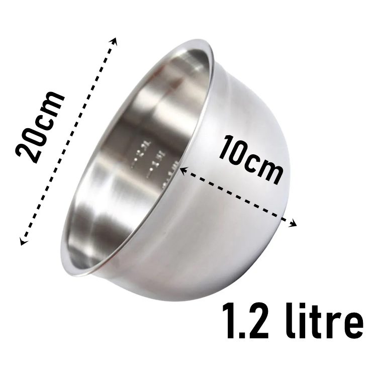 Chiara Serisi 4’lü Paslanmaz Çelik İç İçe Geçebilir Profesyonel Karıştırma Kasesi Seti 722898