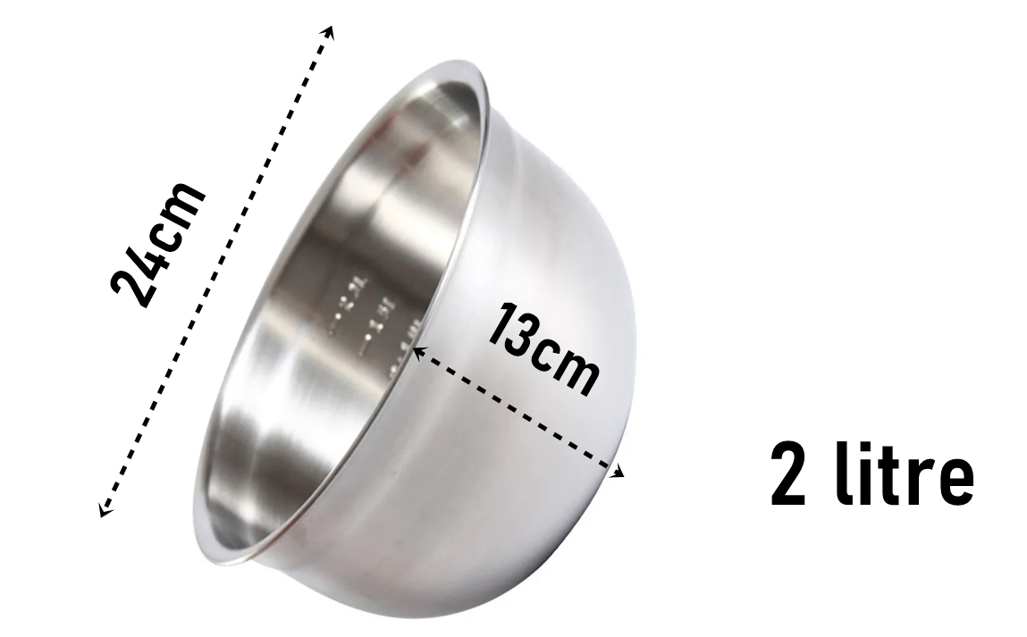 Chiara Serisi 4’lü Paslanmaz Çelik İç İçe Geçebilir Profesyonel Karıştırma Kasesi Seti 722898