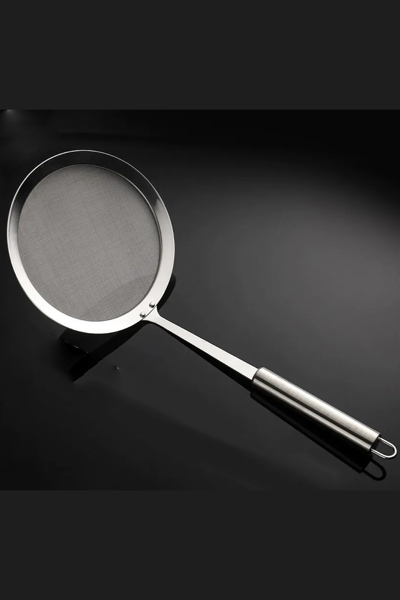 Giulia Serie  Lüks İnce Meş Süzgeç - 34 cm Profesyonel Mutfak İmzası 304 Paslanmaz Çelik 722909