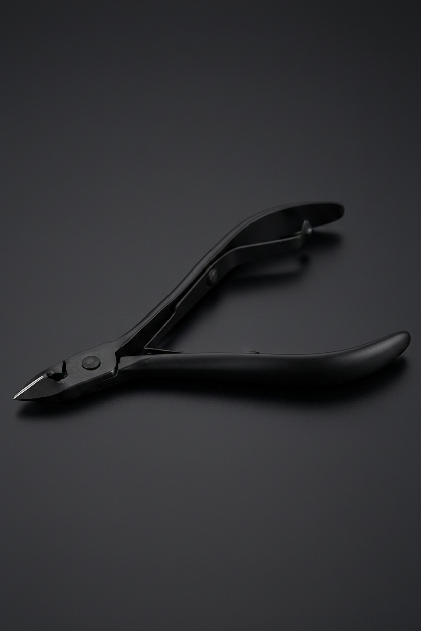 Siyah Çelik Tırnak Et Pensi - Lüks Kusursuz Manikür Bakımı Solingen  Profesyonel 722914