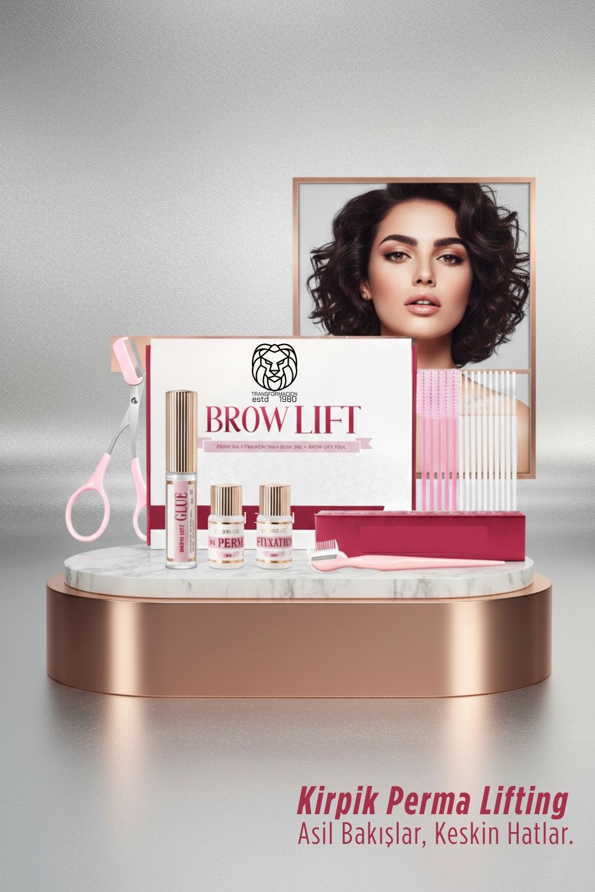 Brow Lift Profesyonel Kaş Kirpik Laminasyon ve Evde Şekillendirme Kaş Kirpik Lifting Seti 722919