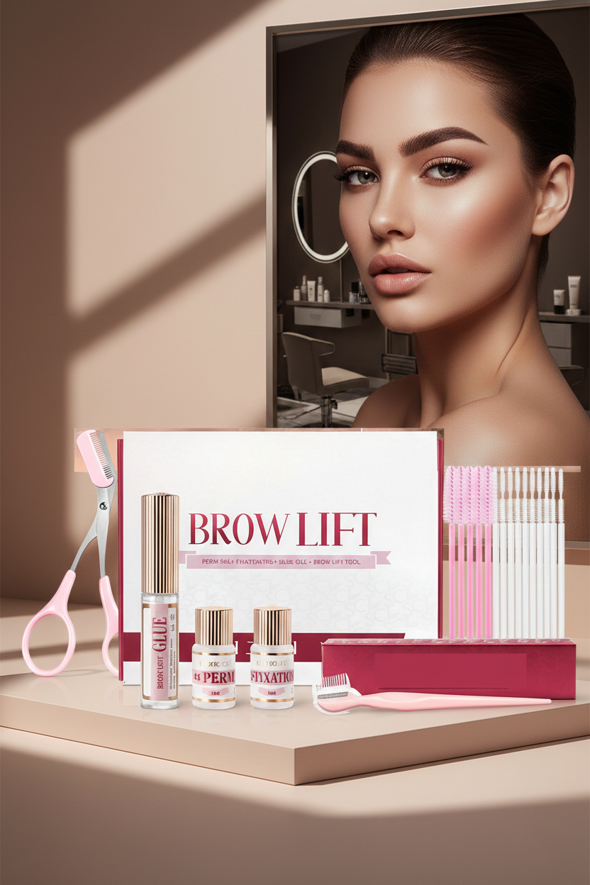 Brow Lift Profesyonel Kaş Kirpik Laminasyon ve Evde Şekillendirme Kaş Kirpik Lifting Seti 722919