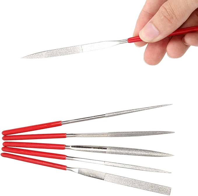 10'lu Profesyonel Elmas Eğe Seti | Hassas Metal Ahşap Cam İşleme Törpüsü 722921