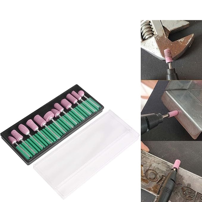 12 Parça Profesyonel D remel Uyumlu Taşlama ve Hassas Şekillendirme Seti 722924