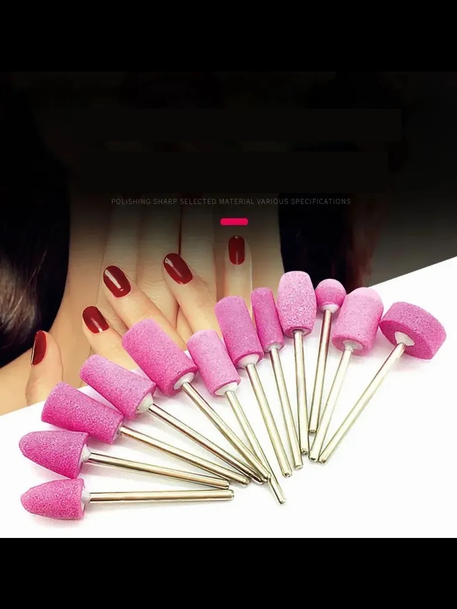 Professional 12 Parça Protez Jel Tırnak Manikür Pedikür Freze Ucu Seti 722927