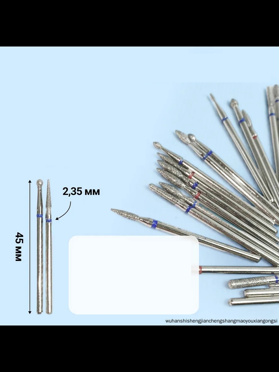Bella Diamond 30'lu Profesyonel Elmas Freze Protez Jel Tırnak Törpü Ucu Seti 722928