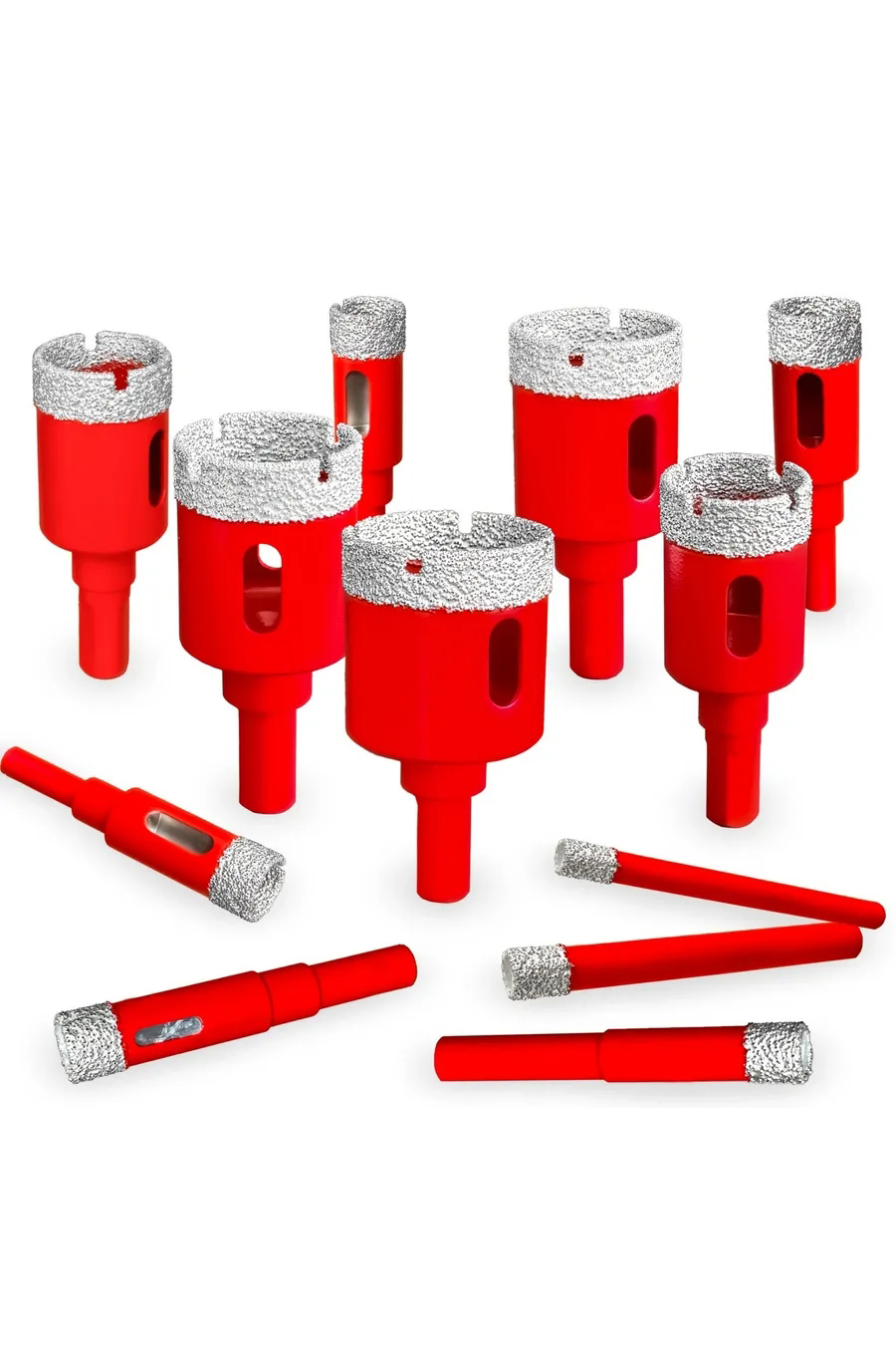 Diamond Pro 12 Parça Elmas Uçlu Mermer Fayans Delme Seti - Profesyonel Delici Panç  722929