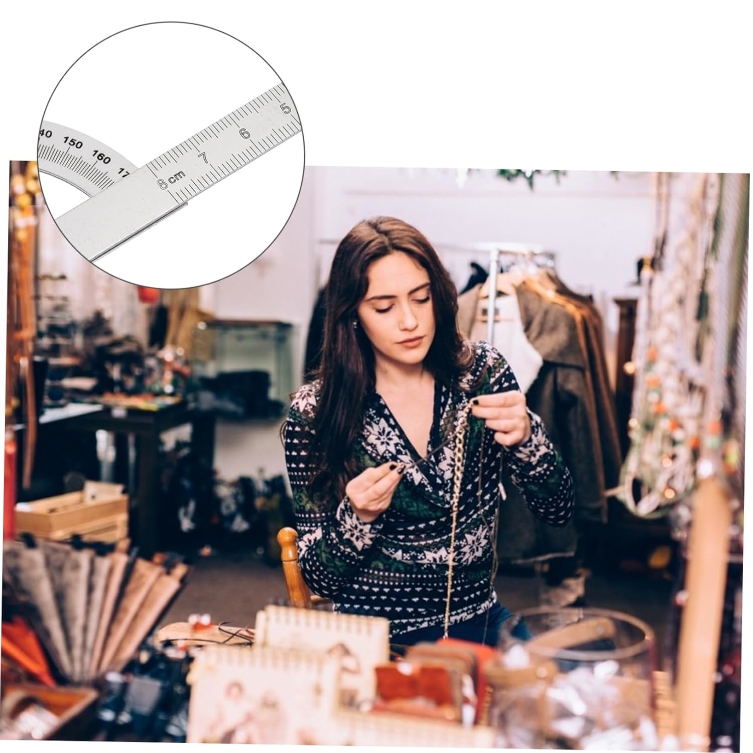 180 Derece Ayarlı Paslanmaz Çelik Açı Ölçer - Profesyonel İletki ve Hassas D Gönye  722930