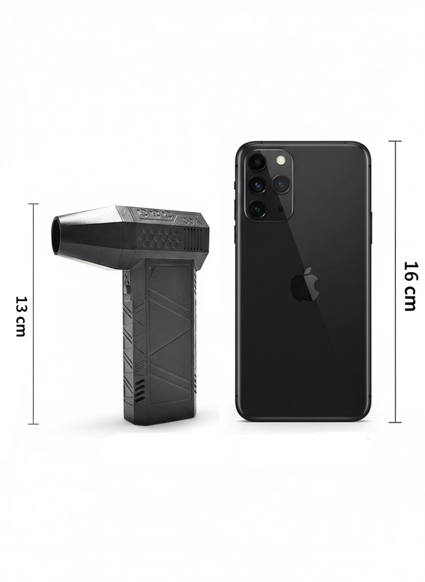 Aero-Jet X3 Mini Turbo Fan - 3 Kademe Güçlü Hava Üfleyici PC , Araç Temizleyici 722932