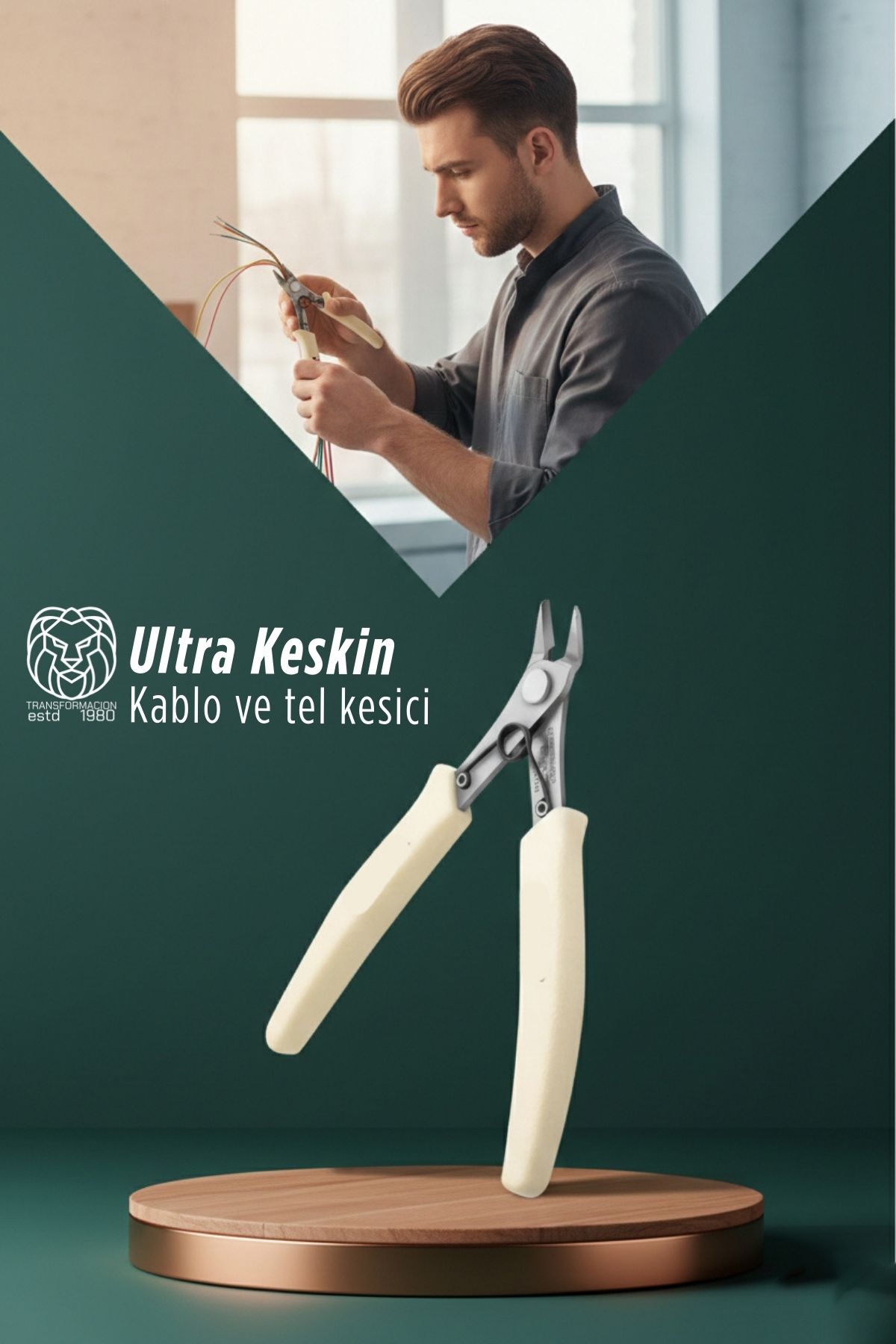 Ultra Keskin Mini Tel ve Kablo Kesici Makas 722934