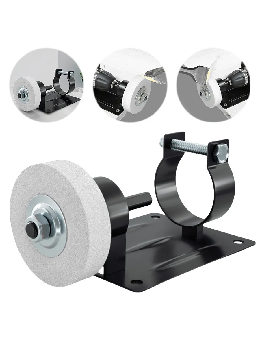  Matkap Uyumlu Bıçak Bileme Aparatı - Sabitleme Standlı Profesyonel Bileyici 722937