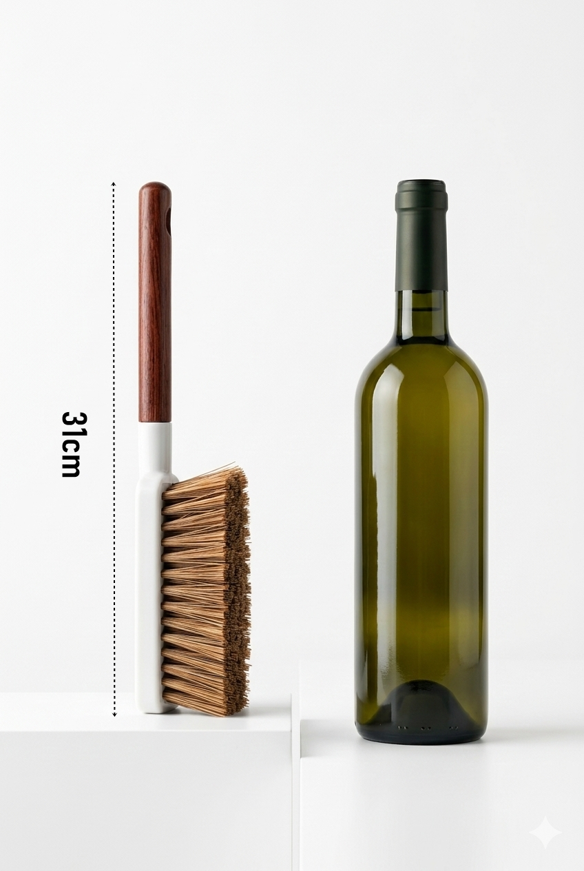 Shari Serisi Masif Ahşap Saplı Bristol Kıllı Lüks Profesyonel Temizlik Fırçası 722948