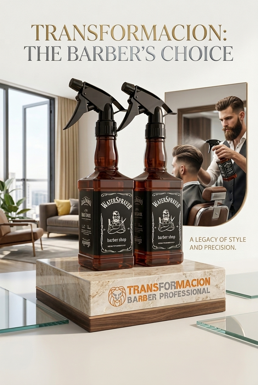 Berber Kuaför Su Spreyi Şişesi Profesyonel Saç Fısfısı 500 ML 722962