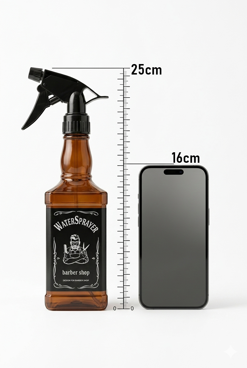 Berber Kuaför Su Spreyi Şişesi Profesyonel Saç Fısfısı 500 ML 722962