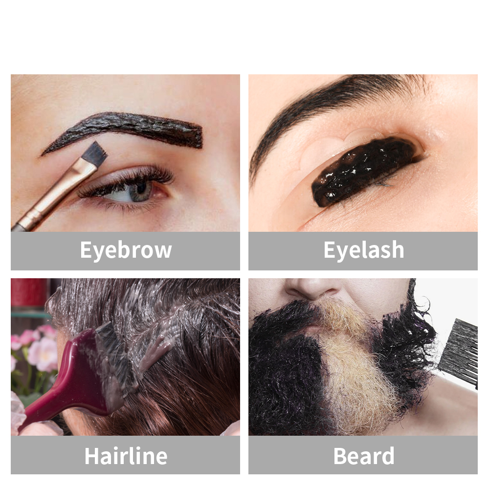 Pratik Kaş Kınası - 60 gün - 10 Dakikada Dövme Etkili Su Geçirmez Kaş & Kirpik Boyası 722963